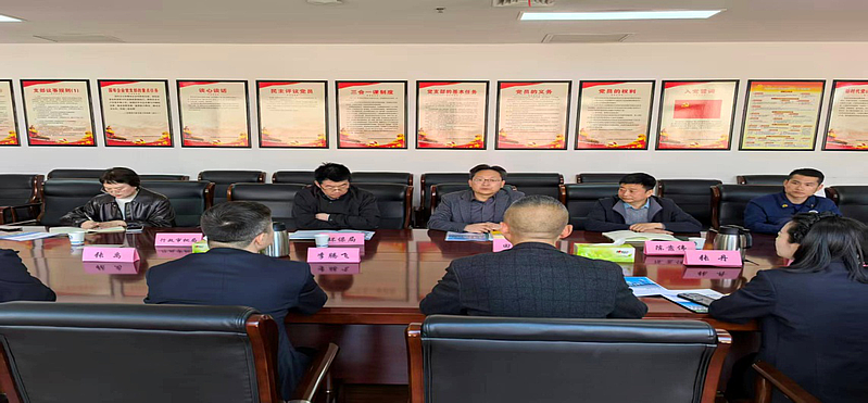 西安方舟力茂塑胶有限公司总经理李威一行考察工业园区公司投资环境